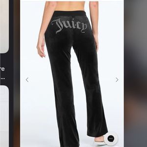 NWT Juicy Couture OG Big Bling Velour Track Pants Size XL
